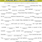 10 Best Camping Mad Libs Printable Printable Mad Libs Mad Libs