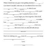 14 Free Fun And Printable Wedding Mad Libs Wedding Planning