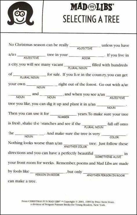 47 Ideas Christmas Games For Work Mad Libs For 2019 Christmas Mad