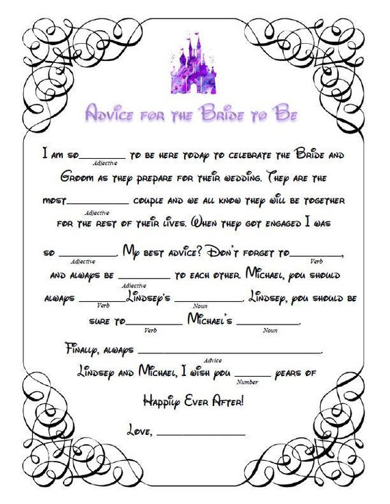 7 Bridal Shower Mad Libs For The Ultimate Pre wedding Fun Kitty Baby Love