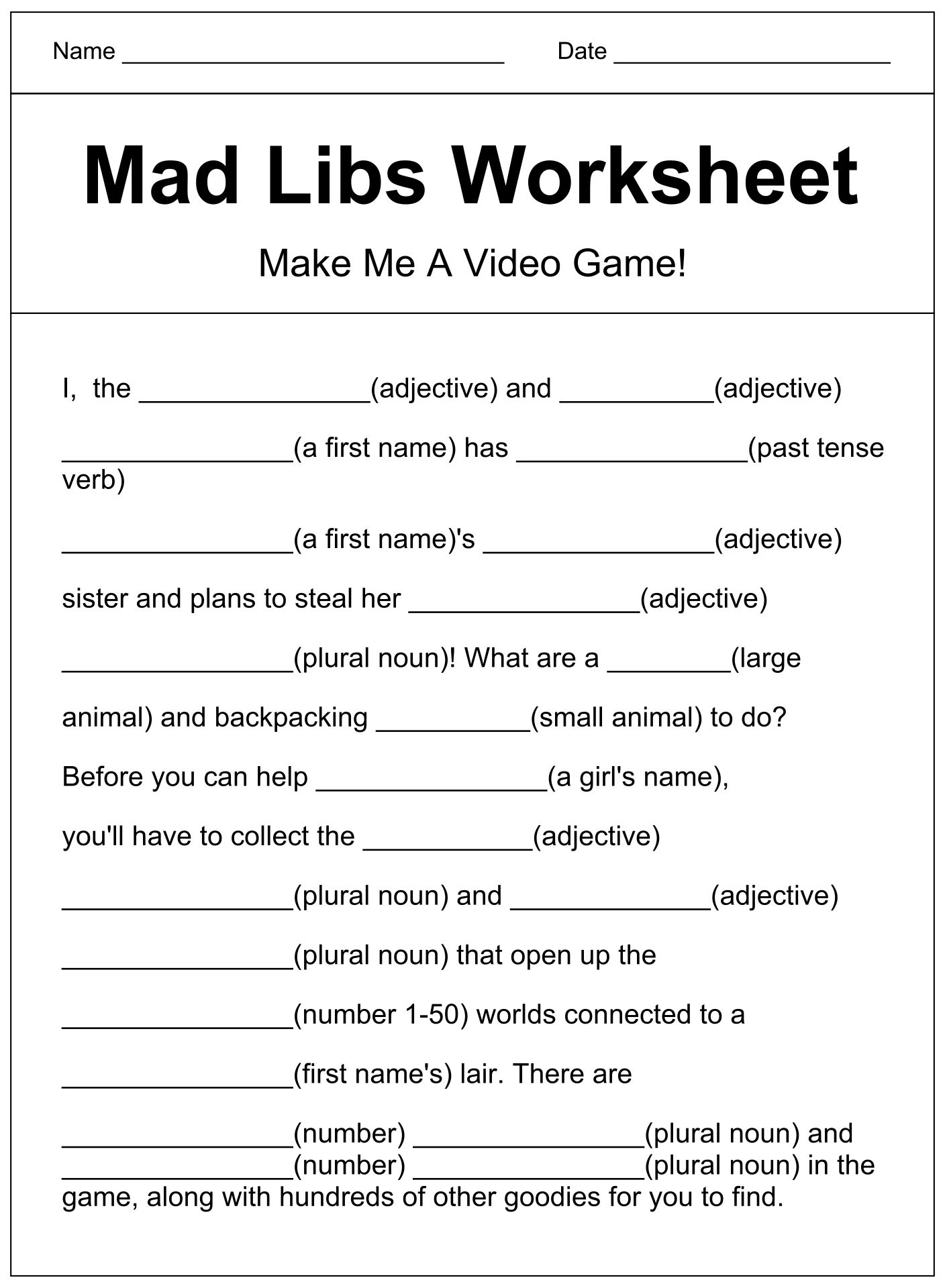 Adult Mad Libs First Date Mad Libs Computers Accessories