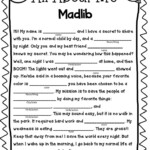 All About Me Madlib Kids Mad Libs Mad Libs Funny Mad Libs