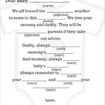 Baby Shower Madlib Funny Baby Shower Games Baby Mad Libs Printable