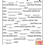 Birthday Party Mad Libs Woo Jr Kids Activities Kids Mad Libs