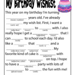 Birthday Wishlist Printable Mad Libs Woo Jr Kids Activities Kids