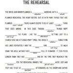 Bridal Mad Libs Free Printable