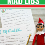 Christmas Elf Mad Libs My Life And Kids