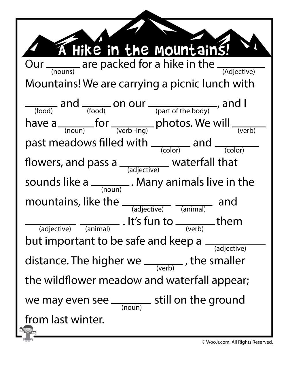 Cub Scouts Mad Libs Printable 2023 Printablemadlibs