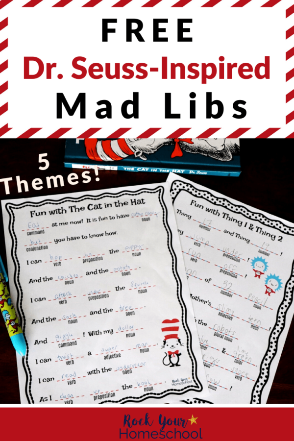 Dr Seuss Mad Libs Free Printable Printable Word Searches