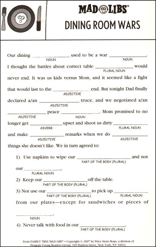 Family Tree Mad Libs 018838 Details Funny Mad Libs Mad Libs