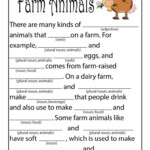 Farm Animal Mad Libs Printable Woo Jr Kids Activities Farm