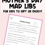 Free Mother s Day Mad Libs Printable In 2021 Mad Lib Books Printable