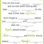 Funny Bridesmaid Mad Libs Printable 2022 Printablemadlibs