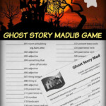Ghost Story Mad Lib Game