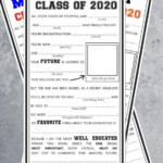 Graduation Mad Libs Printable Instant Download Press Print Party