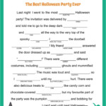 Halloween Mad Libs Free Printable Printable Word Searches