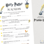 Harry Potter Game Mad Libs Quotes Wizarding World HP Game Etsy