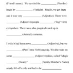 Kids Mad Libs Printable Printable Mad Libs Funny Mad Libs Kids Mad Libs