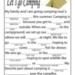 Let s Go Camping Ad Lib For Kids Woo Jr Kids Activities Children