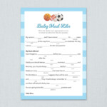 Mad Libs Printables 16 Fun Baby Shower Mad Libs Kitty Baby Love