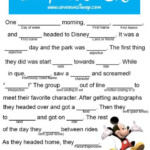 Pin By Rachel Lovelace On Disney Kids Mad Libs Disney Activities