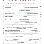 Printable Baby Shower Mad Lib Fun Baby Shower Mad Libs Baby Shower