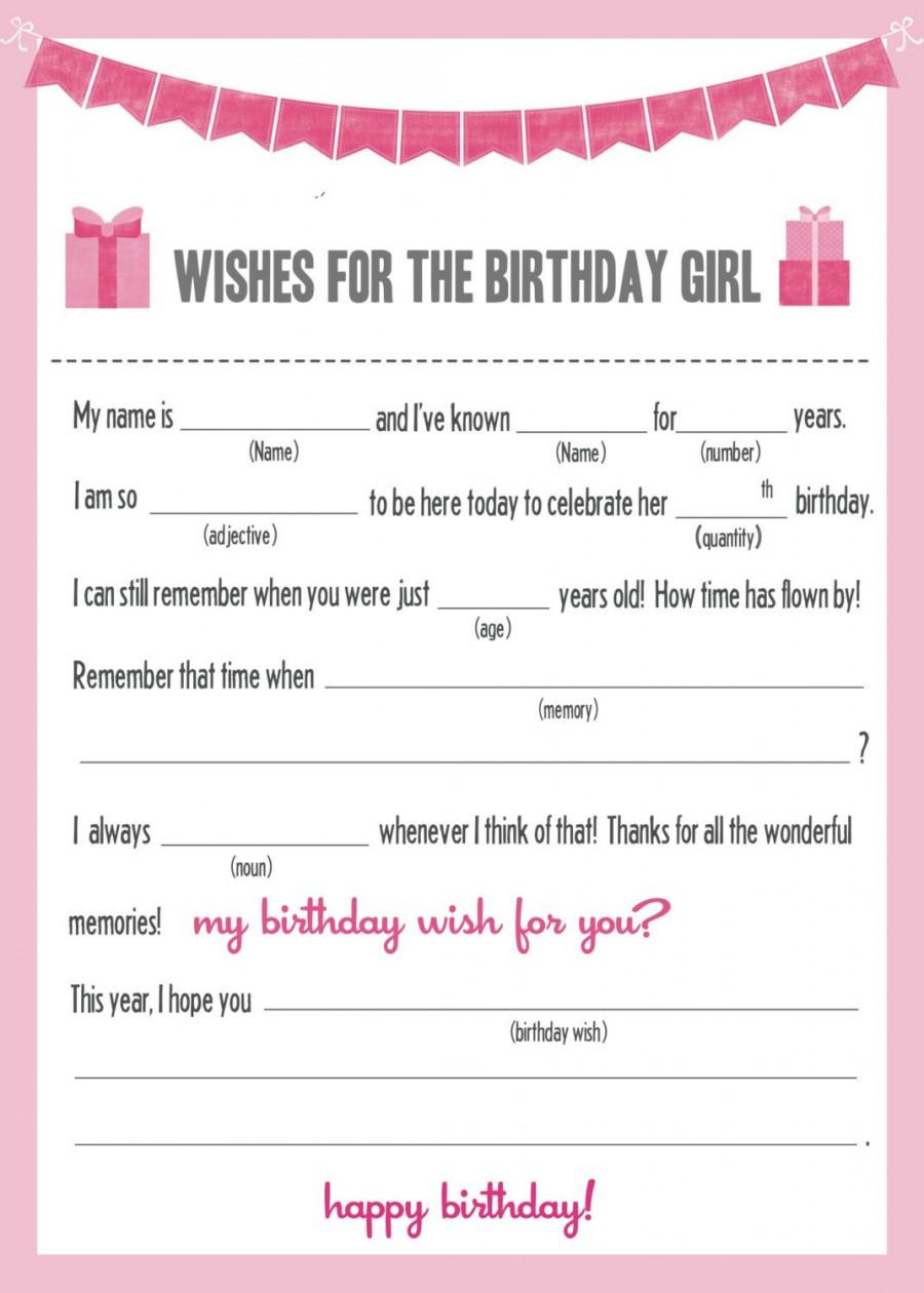 Printable Raunchy Adult Birthday Mad Libs 2022 Printablemadlibs