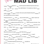 Romantic Mad lib perfect For Valentine s Day Or Anniversary Funny