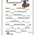 Scarecrow Fall Kids Mad Libs Speech And Language