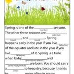 Spring Mad Libs Woo Jr Kids Activities Spring Facts Spring Mad