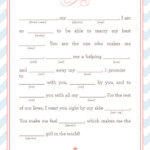 Wedding Vows Mad Libs Free 2022 Printablemadlibs