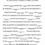 A Spooky Story Campfire Mad Libs Printable Printable Mad Libs Mad