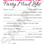 Bachelorette Mad Libs Printable Free Printable Word Searches