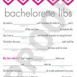 Bachelorette Party Mad Libs Printable Printable Word Searches