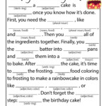Birthday Cake Mad Libs Printable Woo Jr Kids Activities Funny Mad