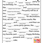 Birthday Mad Libs For Kids Woo Jr Kids Activities Kids Mad Libs