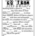 Fall Sports Mad Lib Mad Libs Kids Mad Libs Fall Sports