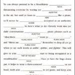 Free Mad Libs Printable Worksheets Worksheets Master
