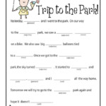 FREE Trip To The Park Mad Libs Printable Writing Activities Activities