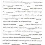 Funny Christmas Mad Libs Printable Christmas Mad Libs Funny