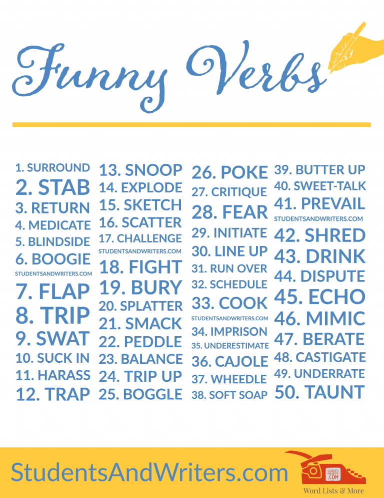 Funny Mad Libs Word Lists Adjectives Nouns And Verbs Students And 