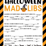 Halloween Mad Libs Printable Happiness Is Homemade Halloween Class