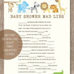 Incredible Free Baby Shower Mad Libs 2023 Camella Homes Bungalow