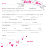 Mad Libs Love Letter LETTER GHW