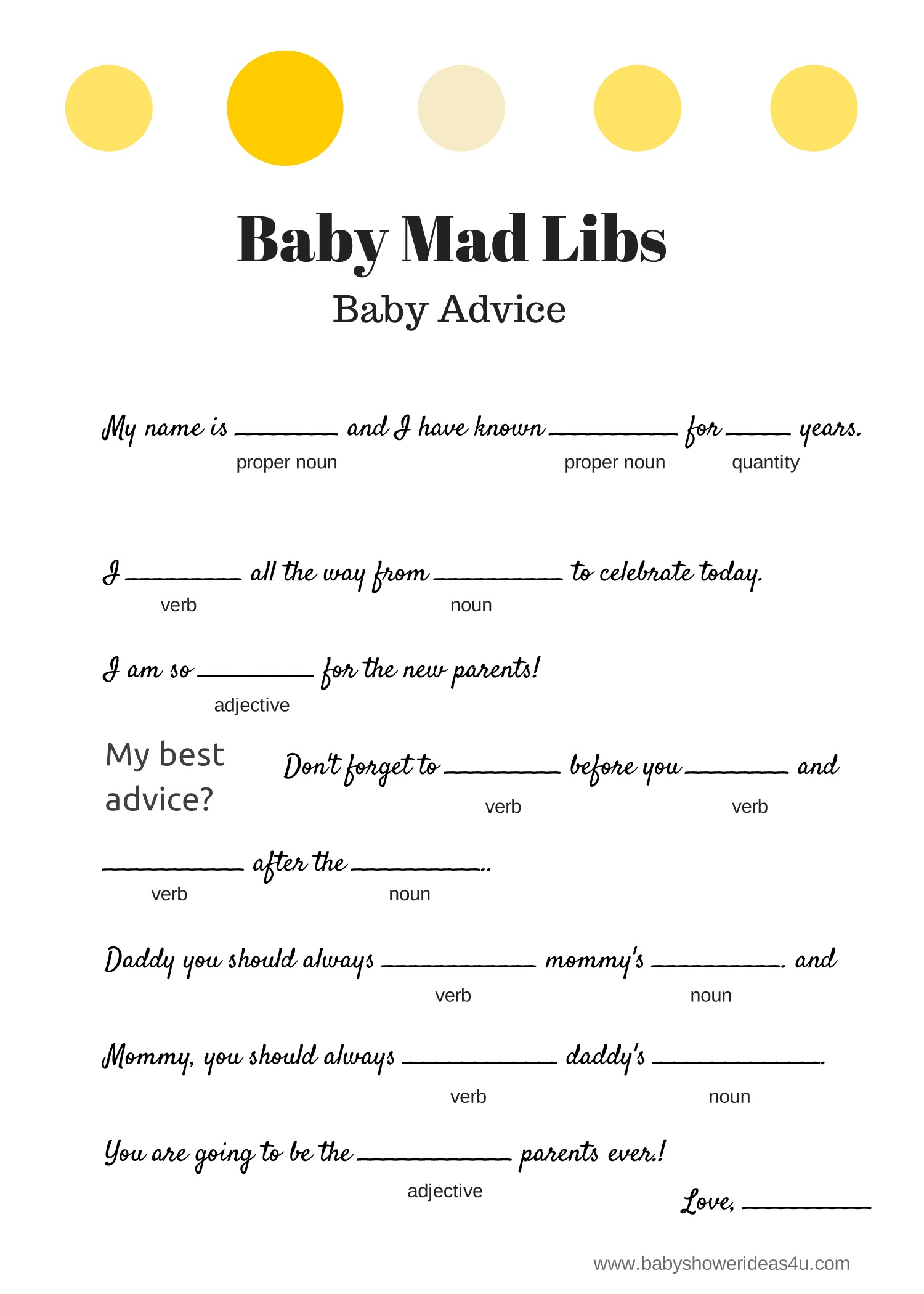 Mad Libs Online Printable Free Free Printable
