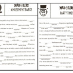 Mad Libs To Do Alone Printable Printable Mad Libs