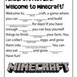 Minecraft Mad Lib Printable Games For Kids Woo Jr Kids Activities