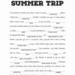 Printable Mad Lib