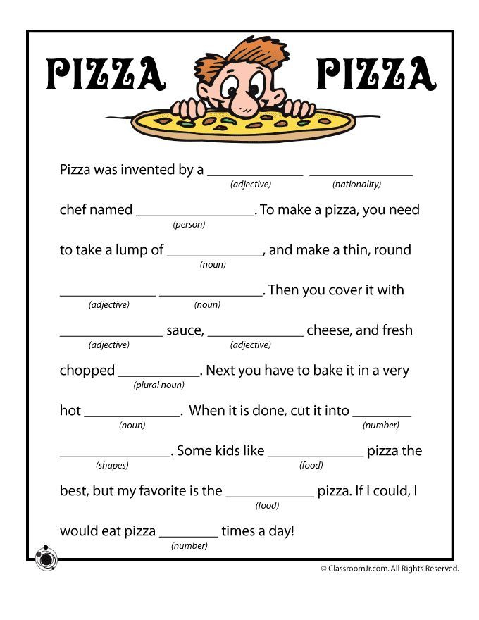 Printable Mad Libs For Teens Printable World Holiday