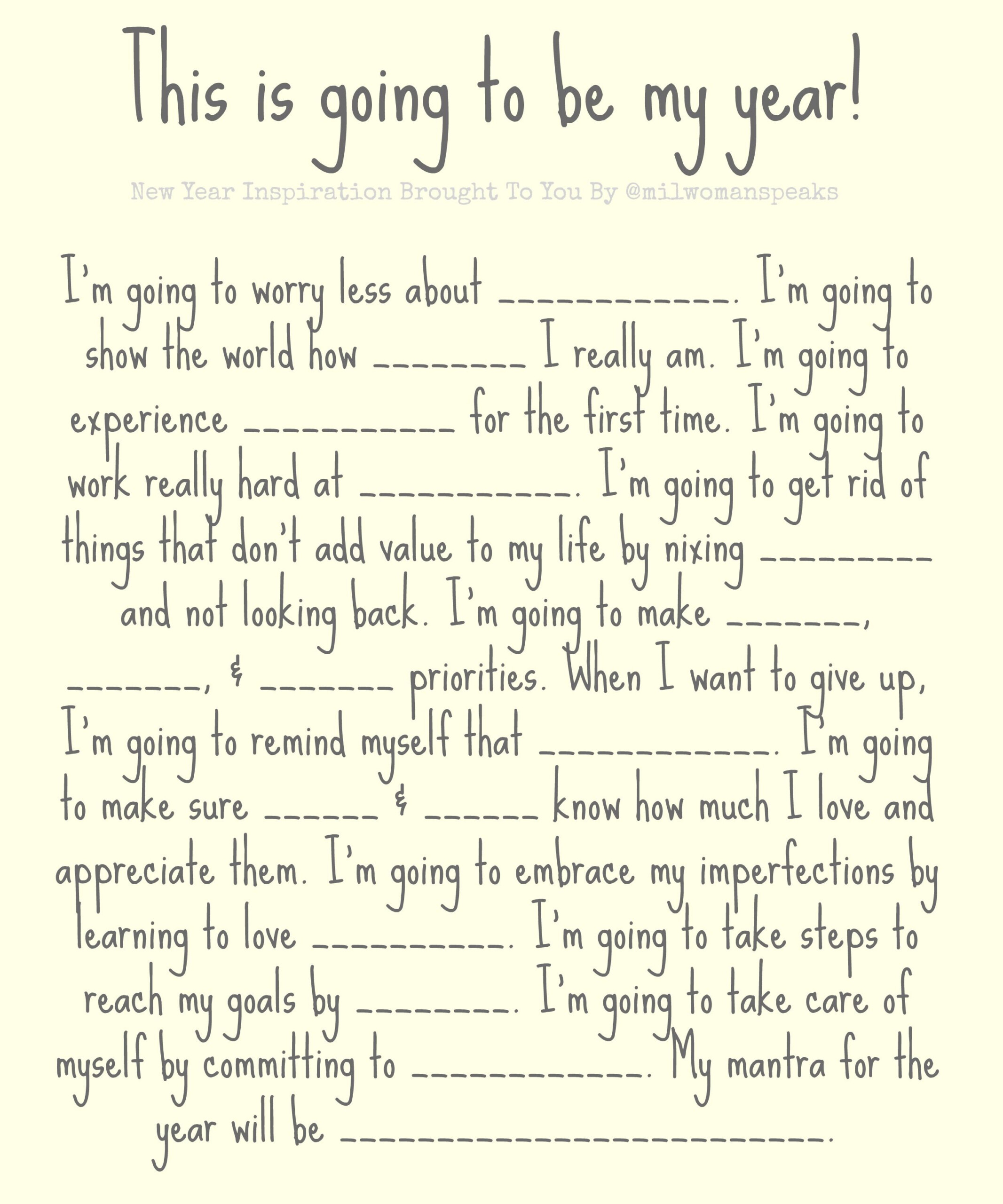 Printable New Year s Eve Mad Libs